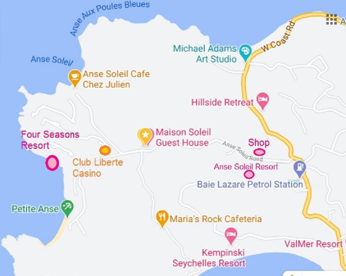 Maison Soleil Baie Lazare  Eksteriør bilde
